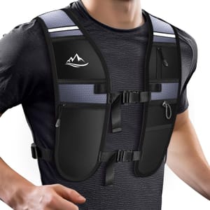 Rolgno Hydration Running Vest, Lightweight & Reflective