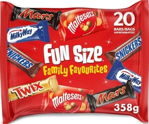 Mixed Fun Size Chocolate Bar Variety Multipack, 358g (£3.15/£2.97 S&S)
