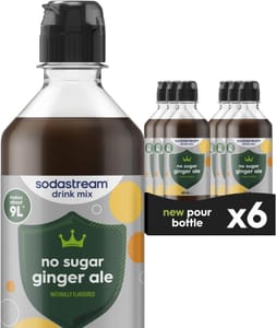 SodaStream Flavour Diet Ginger Ale, Fizzy Drink Maker Concentrate,