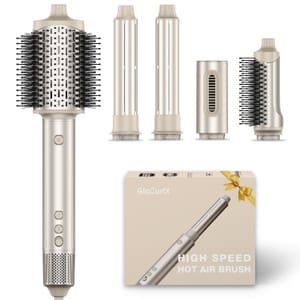 GloCurlX 5-in-1 Hot Air Styler with Auto-Wrap Curlers
