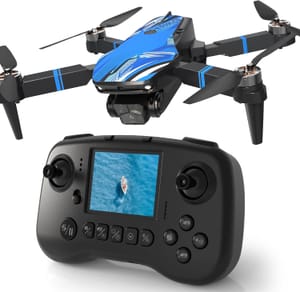 Foldable Camera Drone with LCD, 3D Flips, Obstacle Avoidance