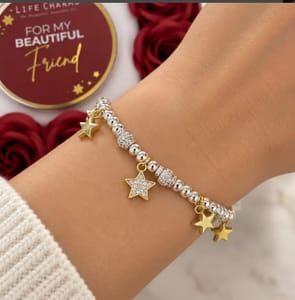 Life Charms Beautiful Friend Christmas Flower Charm Bracelet - Flower Gift Box