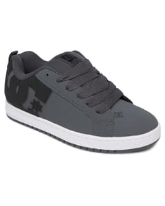 DC Shoes Men's Court Graffik Sneaker, Dark Grey/Black/White, UK 9