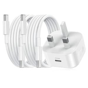 Weishipfor iPad Charger: 20W USB-C, 2x 2m Cables