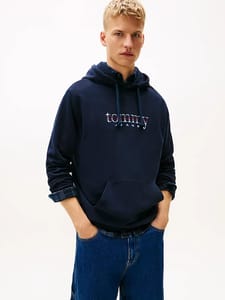 Tommy Hilfiger Logo Terry Drawstring Hoody