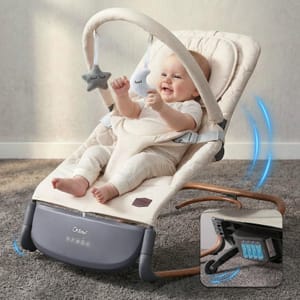 Electric Baby Bouncer and Ergonomic Swing Chair with Tap Control