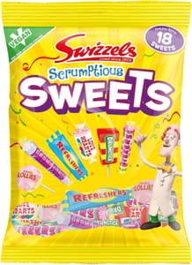 Swizzels Scrumptious Mixed Bag: Chewy Sweets & Lollipops, Vegan - £0.90 S&S