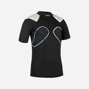 KIPSTA Women's Rugby Shoulder Pad R500 - Black/White