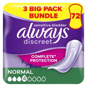 Always Discreet Incontinence Pads Normal 3x24