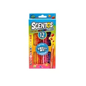 Scentos Set of 12 Fruit Scented Colouring Pencils