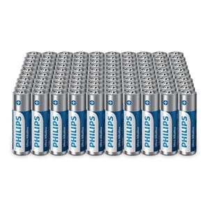 Philips Ultra AA Alkaline Batteries Bulk Pack 100