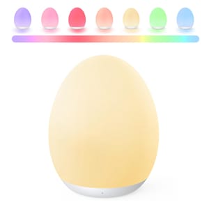 Sympa Baby Night Light Touch Egg Shape, BPA Free
