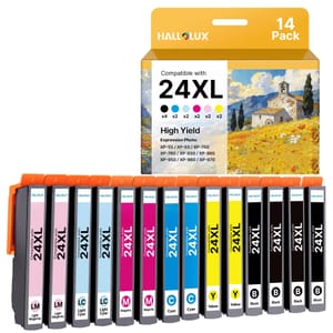14-Pack 24XL Ink Cartridges for Epson 24/24XL