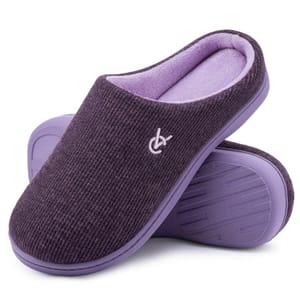 VeraCosy Women's Two-Tone Slippers Indoor/Outdoor Lilac UK 5-6