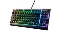 SteelSeries Apex 3 TKL Keyboard, Silent, 8-Zone RGB, IP32, US-QWERTY