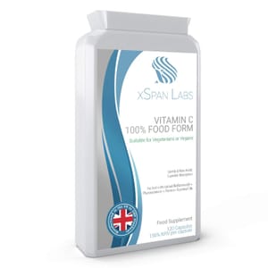 xSpan Labs Vitamin C 100% Food Form Capsules - £8.98 S&S Voucher