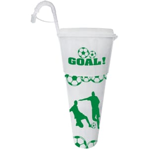 Football Cup and Bowl - White