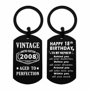 Viayen Nephew 18th Birthday Gift from Aunt Keyring Vintage 2008