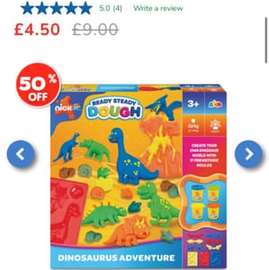 Nick Jr. Ready Steady Dough Dinosaurus Adventure Playset