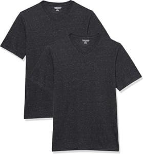 Amazon Essentials 2 Pack Men's Slim Fit V-Neck T-Shirts (Size M)
