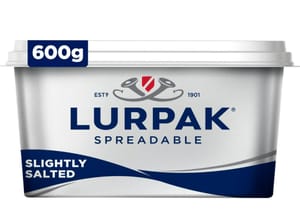 1p Deal! Lurpak Slightly Salted Spreadable Butter 600g- Just 1p Today!