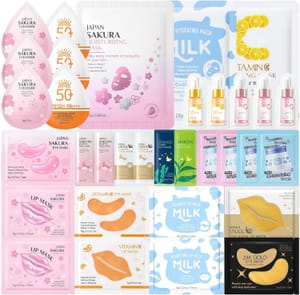 UFkeanlo 33 Piece Korean Skincare Gift Set