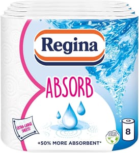 Regina XXL Absorb 8 Pack Kitchen Towels (£7.64/£7.22 S&S)