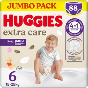 Huggies Extra Care Nappy Panties Size 6, 4 X 22
