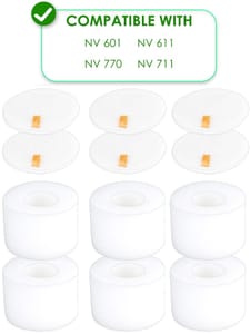 6 Pack of Vacuum Cleaner Filters for Shark Vacuums NV600 & NV700 - Using Voucher