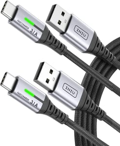 INIU USB C Charger Cable, [2m+2m] USB a to Type C