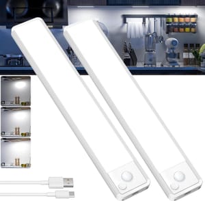 Under Cabinet LED Light with Motion Sensor, USB Rechargeable