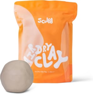 Sculpd Air Dry Clay 1kg Self Hardening Pottery for Beginners