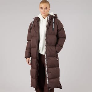 L'amore Couture Womens Bloomingdale Waterproof Long Jacket