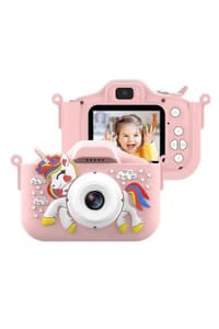 X10S Unicorn Girls' and Children's Camera, 4800W HD Children's Digital Camera