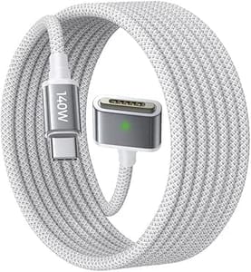 LISEN 140W USB-C Magnetic 3 Cable 6FT,Macbook Charger Cable