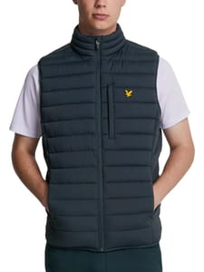 Lyle & Scott Stretch Lightweight Quilted Gilet, Z271 Dark Navy