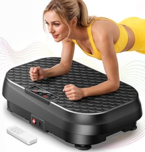 Damkee Vibration Plate, 9 Programs, 99 Speeds, 330 LBS