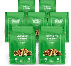 Amazon Mixed Nuts and Raisins 7x200g