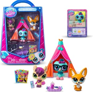 Littlest Pet Shop Slumber Party Pack with 3 Mini Pets