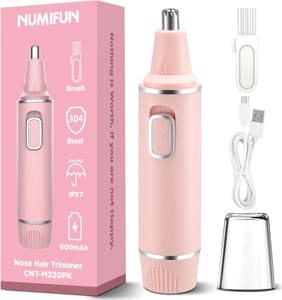 Painless Nose Hair Trimmer for Women,Precision & Compact Powerful Motor