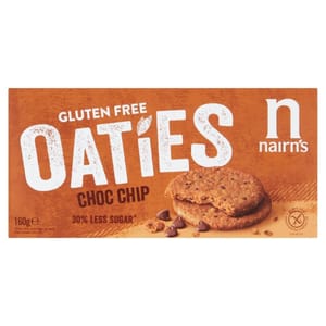 Nairn's Gluten Free Oaties Choc Chip 160 G