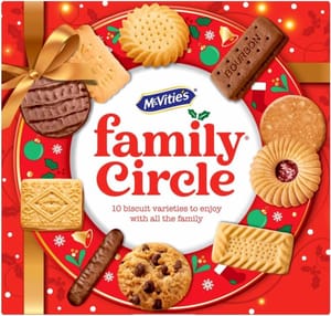 McVitie's Family Circle Festive Biscuit Selection Box 400g