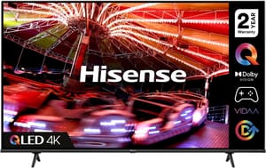 Hisense 55E7HQTUK QLED 55-Inch 4K HDR Smart TV with Alexa