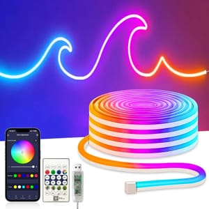 5M LED Neon Rope Lights RGB with App/Remote Control