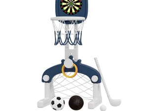 Kidkid 5-in-1 Kids Sports Playset Basketball Hoop