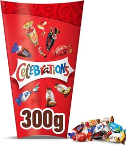 Celebrations Assorted Milk Chocolate Mini Bars Biscuits 300g - £3.18 S&S Voucher