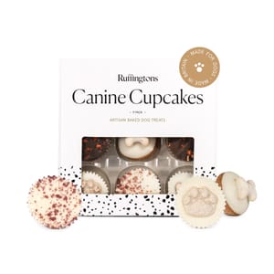 Ruffingtons Canine Cupcakes 9-Pack: Carob & Yogurt for Dogs - £7.46 S&S