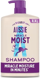 Aussie Miracle Moist Shampoo 1L Pump to Repair Brittle Hair - £8.98 S&S