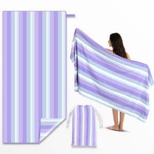 Anavasi Microfibre Beach Towel for Adults, 180x90cm, 100% Recycled