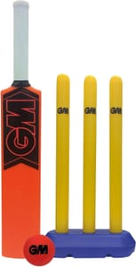 GM Opener Cricket Set: Bat, Ball & Wicket (Plastic)
